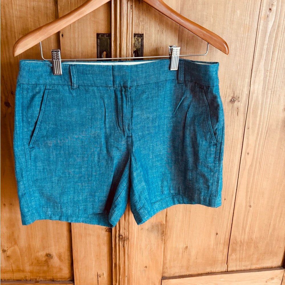 J. Crew Blue Chambray Women's Bermudas